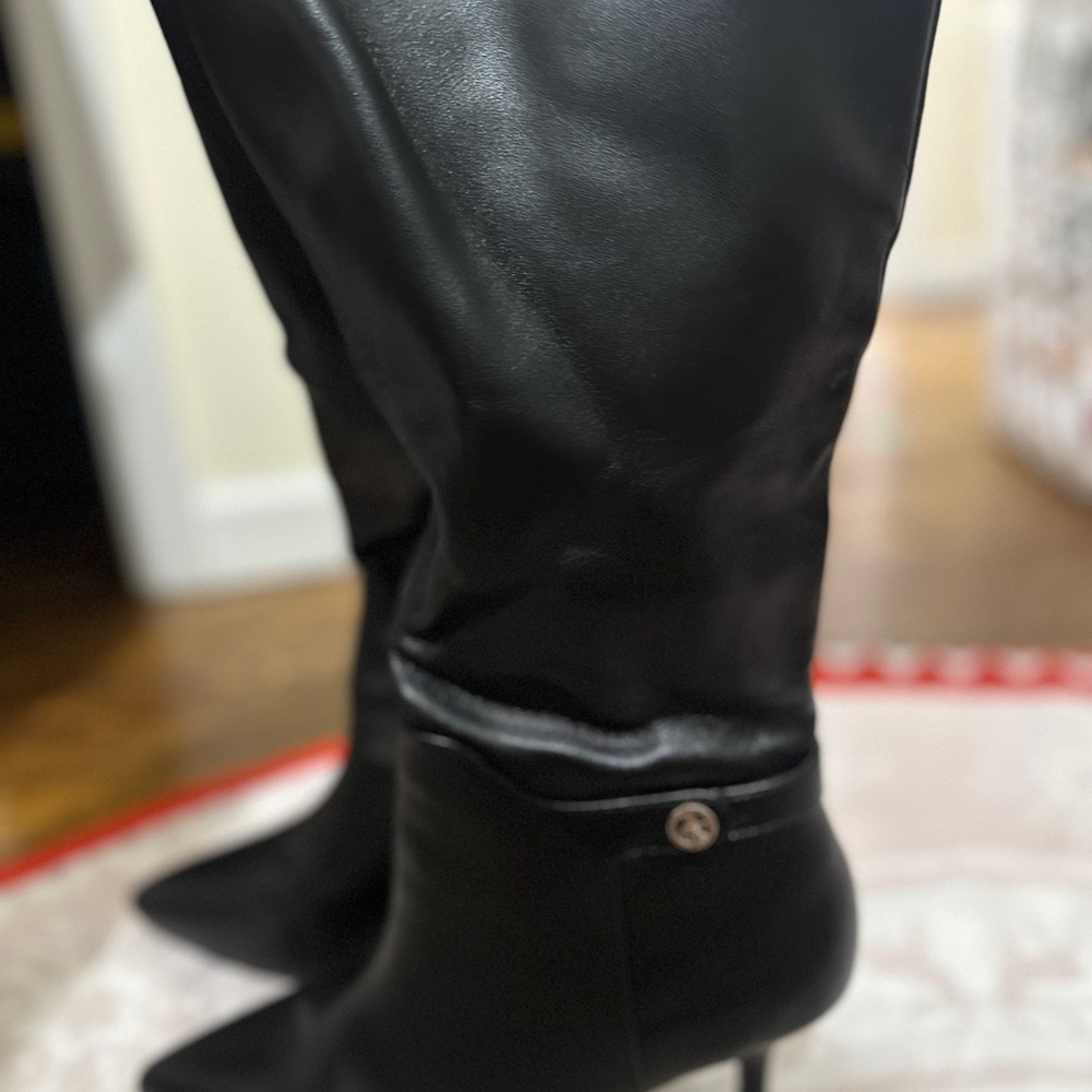 Like New! Giani Bernini Black Over the Knee Boots  8.5W